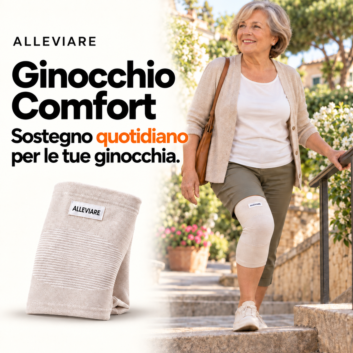 Ginocchiera Comfort in Bambù